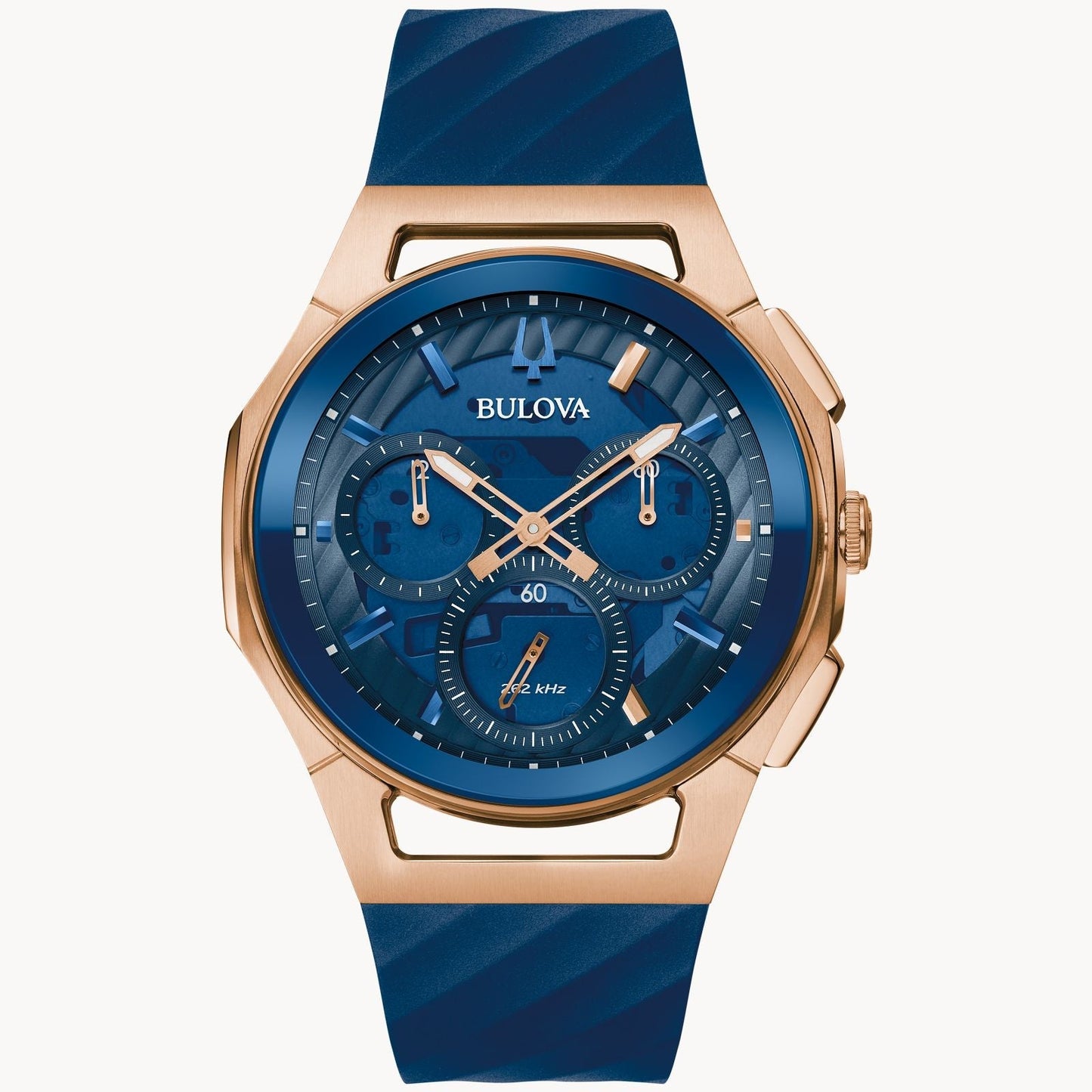 Bulova Curv Marc Anthony de hombre banda de resina – 97A185