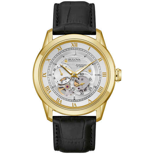 Bulova Classic de hombre pulsera de piel – 97A187