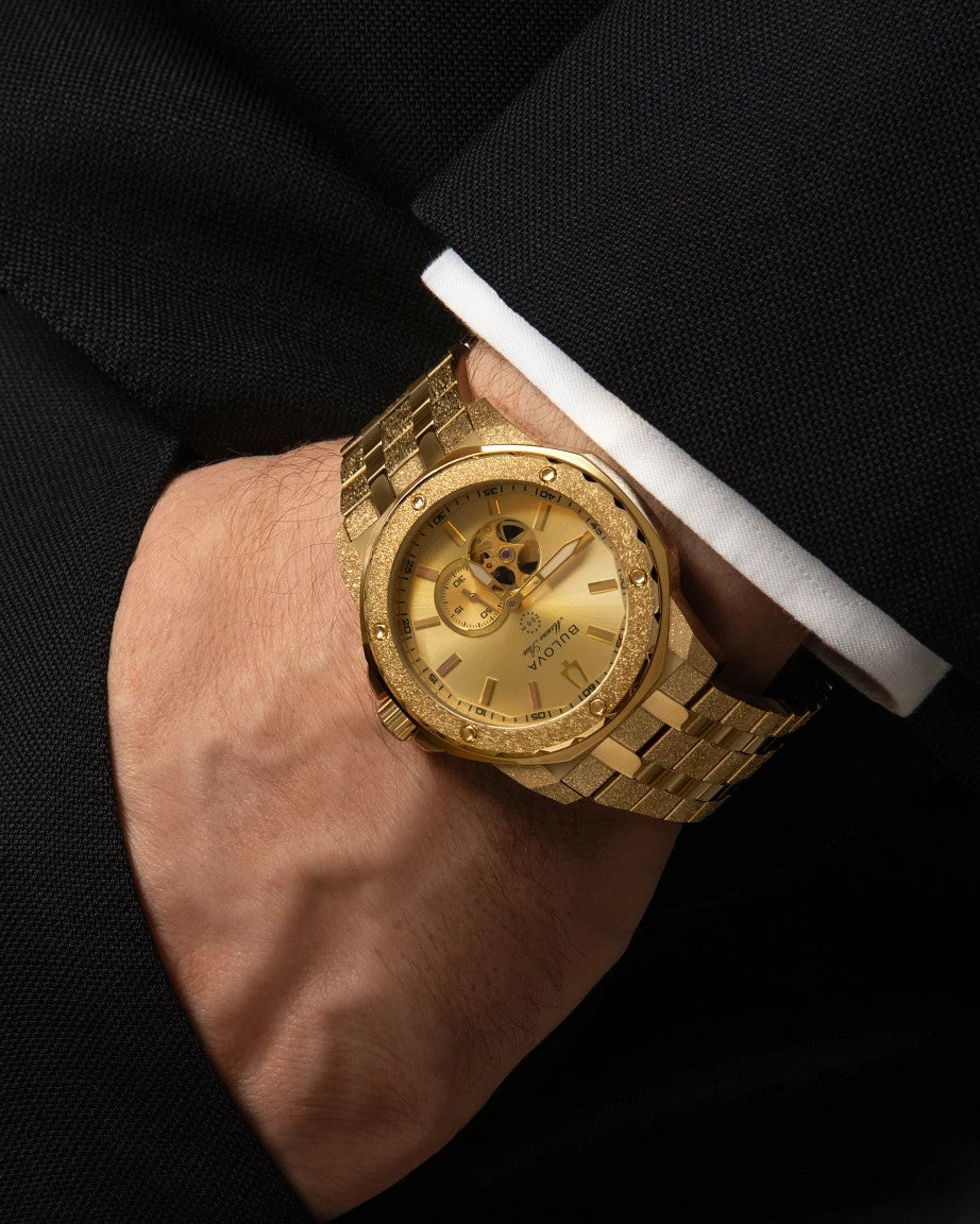 Bulova Marc Anthony Marine Star de hombre pulsera de metal – 97A200