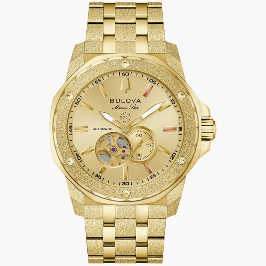 Bulova Marc Anthony Marine Star de hombre pulsera de metal – 97A200