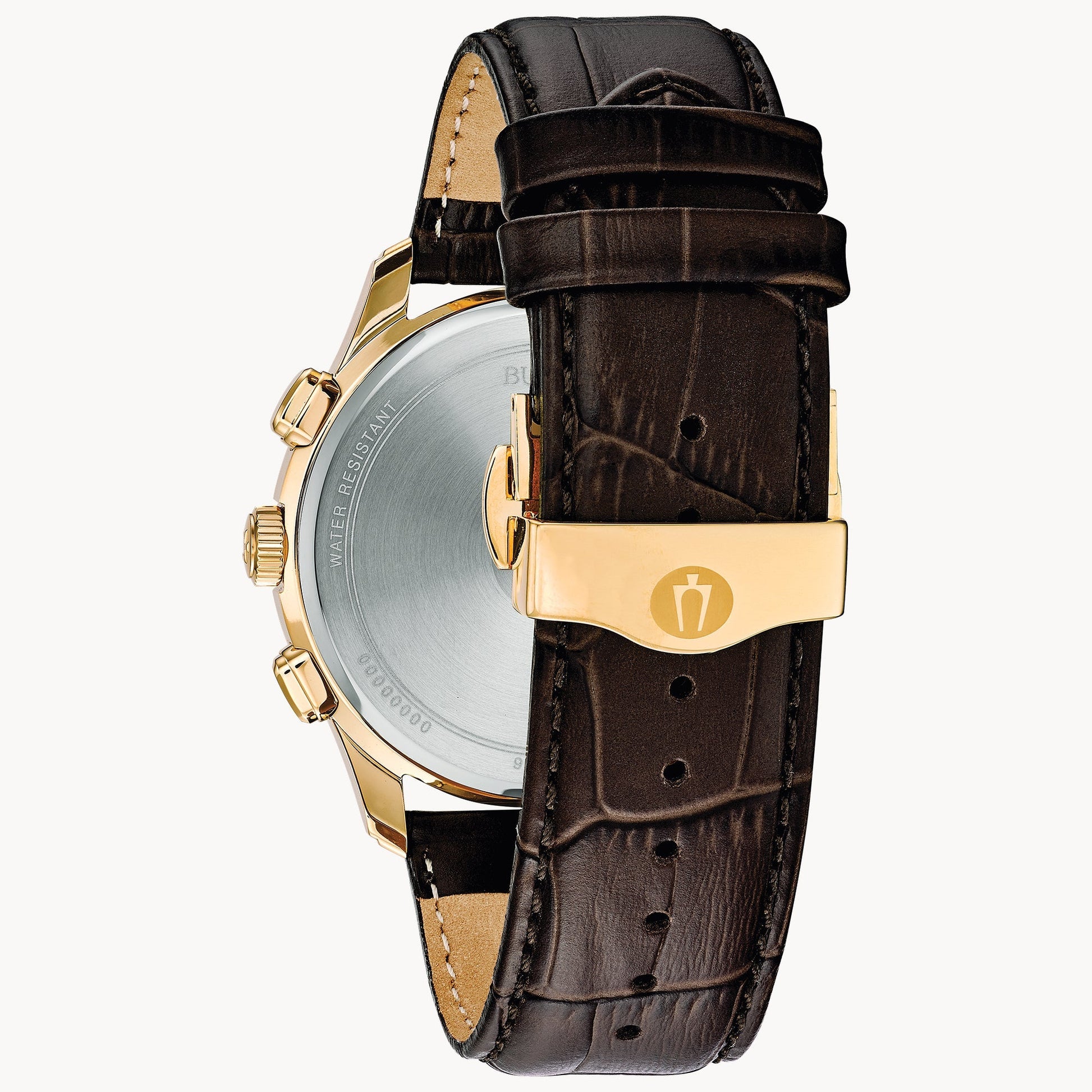 97B169 Reloj Bulova Classic de hombre pulsera de cuero 46 mm