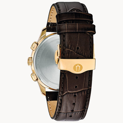 97B169 Reloj Bulova Classic de hombre pulsera de cuero 46 mm