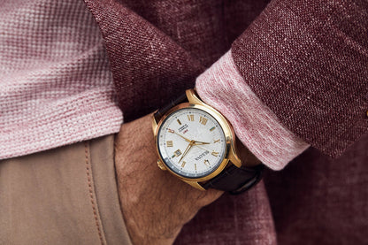 Bulova Wilton de hombre correa de piel – 97B210