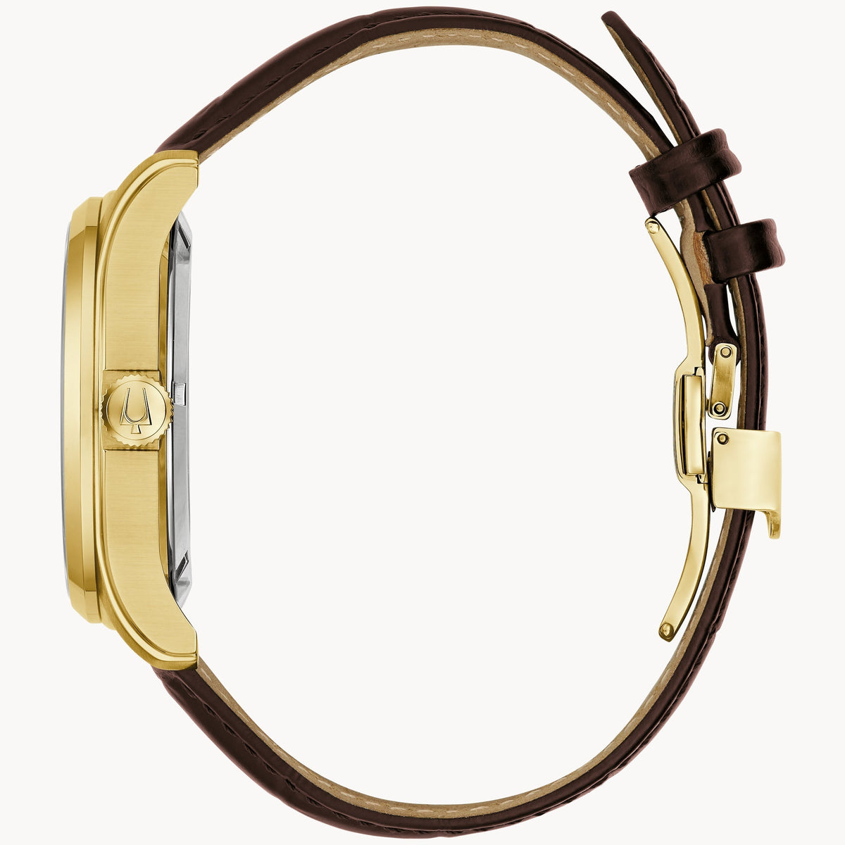 Bulova Wilton de hombre correa de piel – 97B210