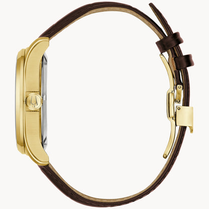 Bulova Wilton de hombre correa de piel – 97B210