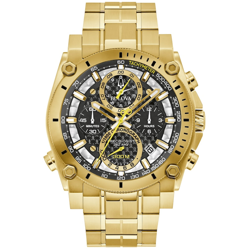 Bulova Precisionist de hombre pulsera de metal 46 mm – 97B218