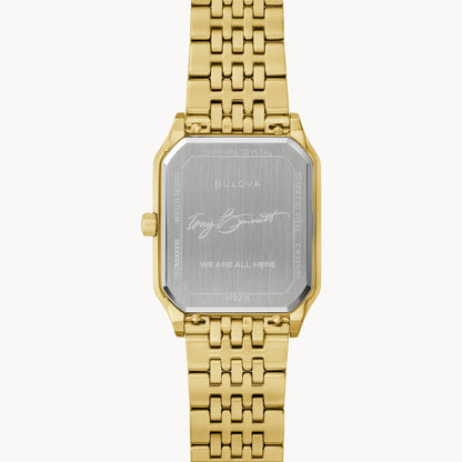 Bulova Tony Bennett de hombre correa de metal – 97B236