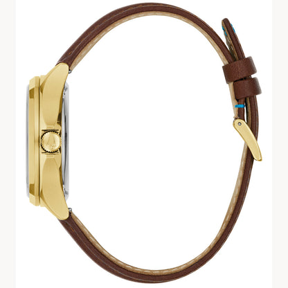 Bulova Tony Bennett de hombre correa de cuero – 97B244