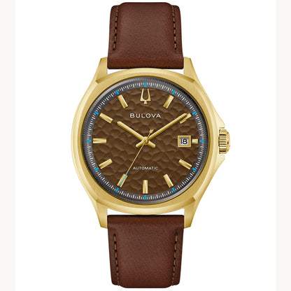 Bulova Tony Bennett de hombre correa de cuero – 97B244