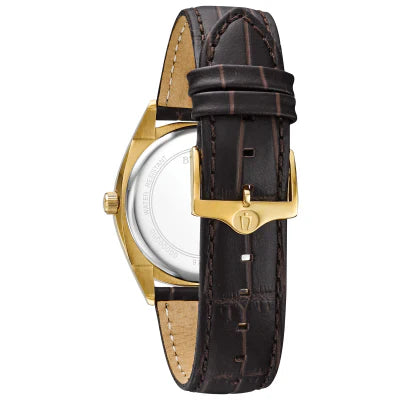 Bulova Classic para hombre pulsera de cuero – 97C106