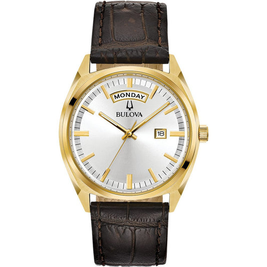 Bulova Classic para hombre pulsera de cuero – 97C106