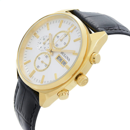 Bulova Surveyor de hombre correa de metal – 97C108