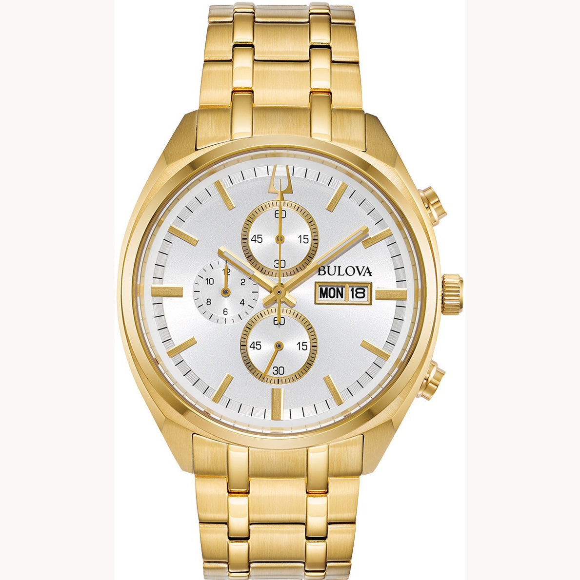 Bulova Surveyor de hombre correa de metal – 97C109