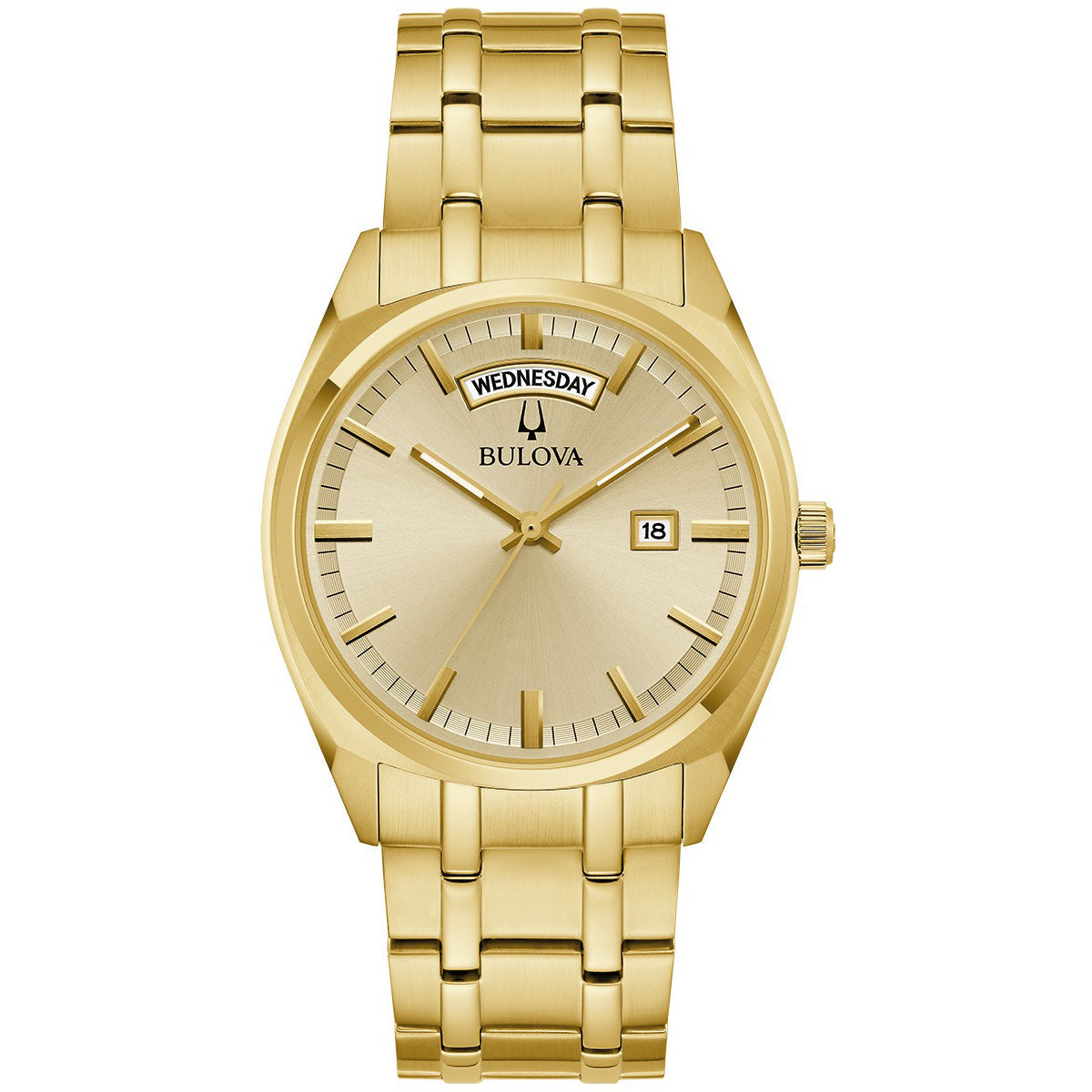 Bulova Surveyor de hombre correa de metal – 97C115
