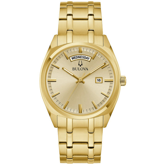Bulova Surveyor de hombre correa de metal – 97C115