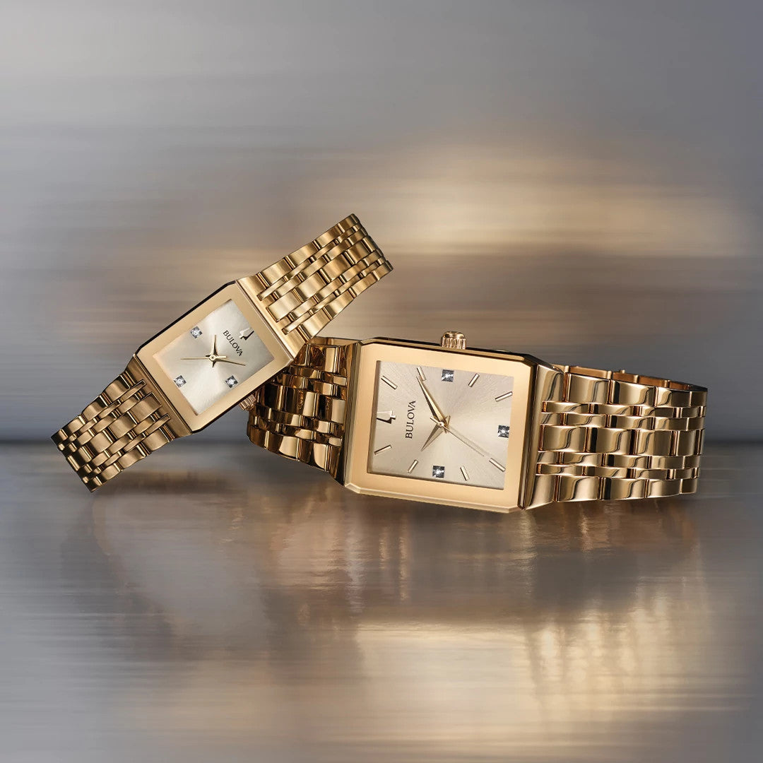 Bulova Diamond Champagne para Caballero – 97D120