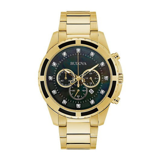 Bulova Diamond de caballero pulsera de metal 44 mm – 97D121