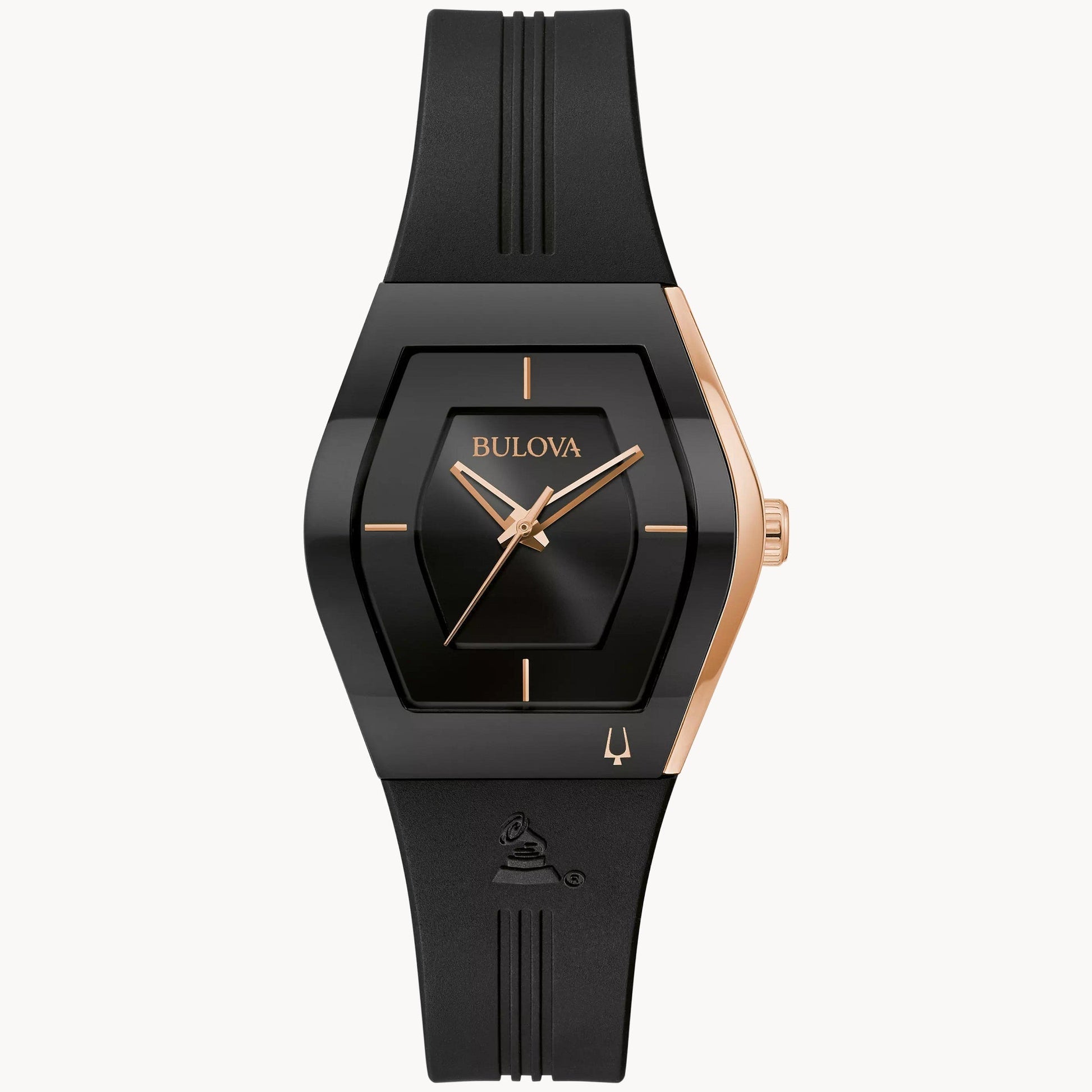 97L163 Reloj Bulova Gemini Latin Grammy de dama pulsera de resina