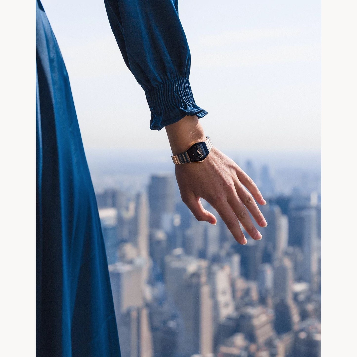 Bulova Gemini de mujer banda de metal 30 mm – 97L164