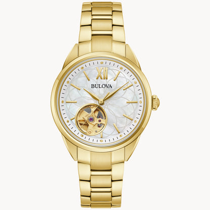 Bulova Sutton de dama automático correa de metal – 97L172