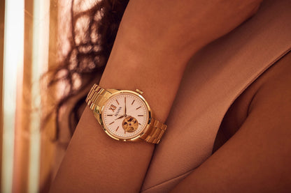 Bulova Sutton de dama automático correa de metal – 97L172