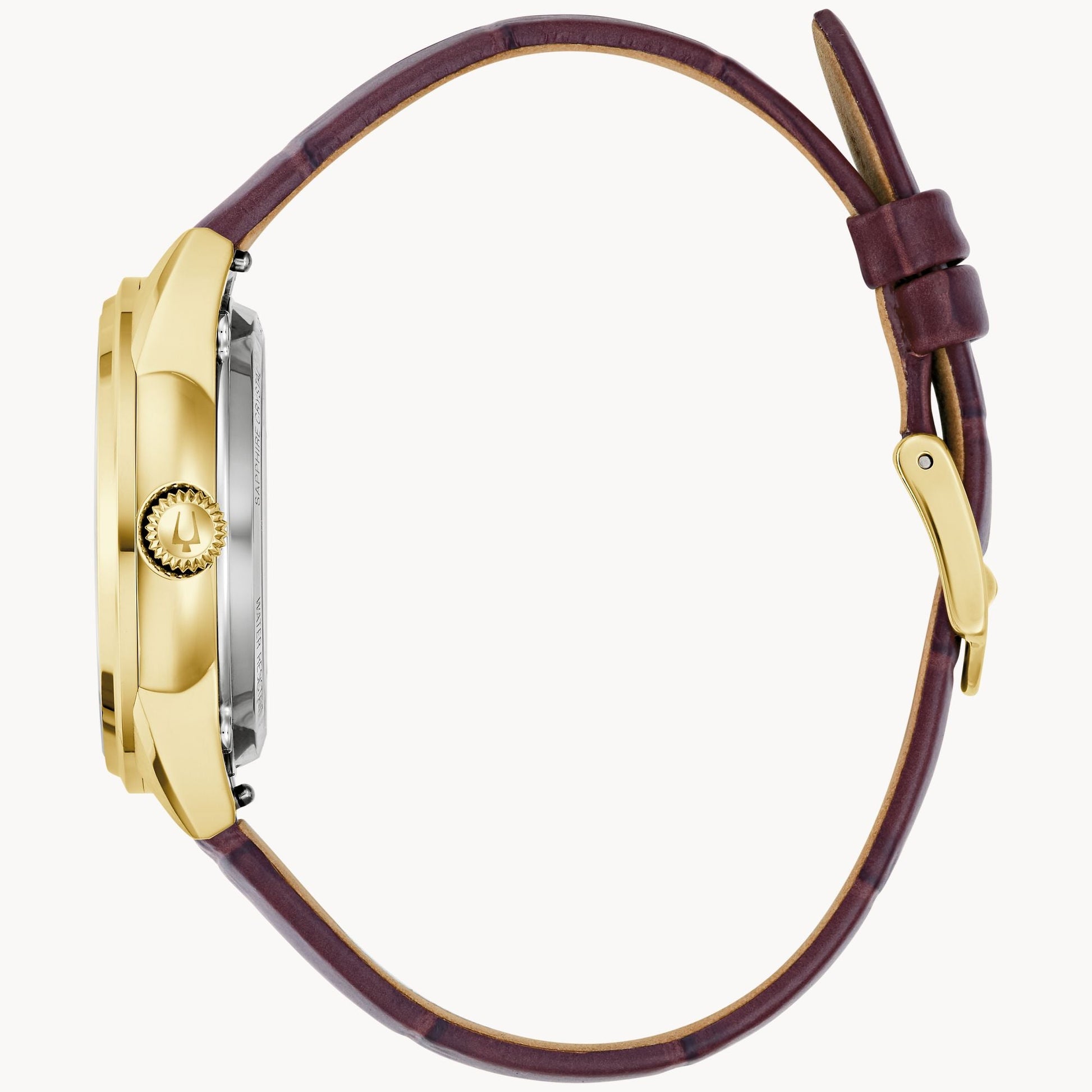 Bulova Sutton de dama correa de cuero – 97L179