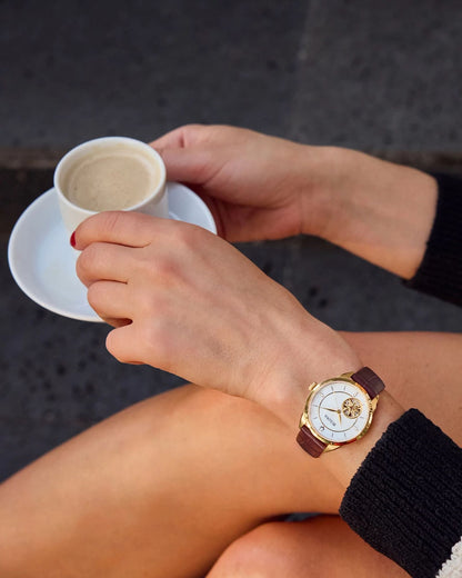 Bulova Classic Automatic de hombre corra de piel – 96A201