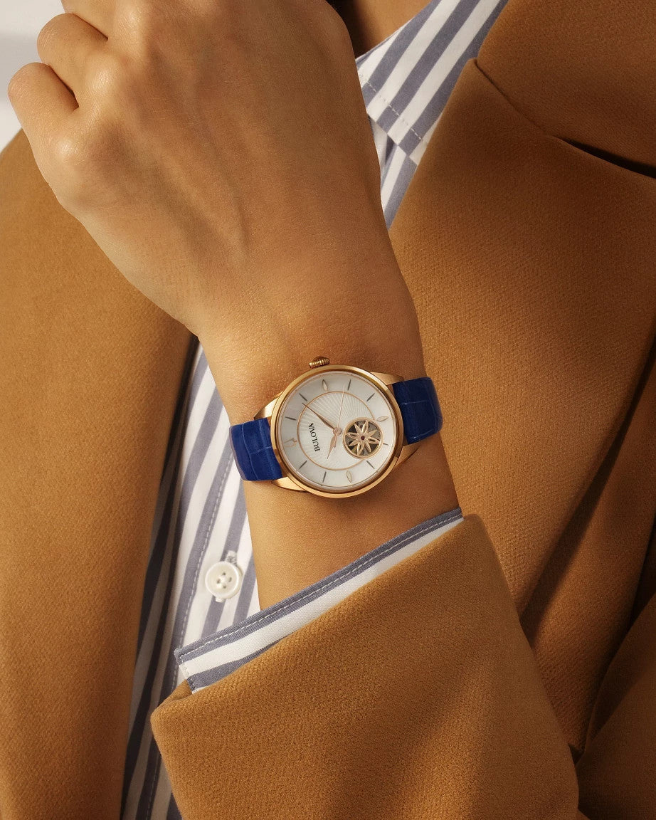 Bulova Sutton de dama correa de cuero – 97L180