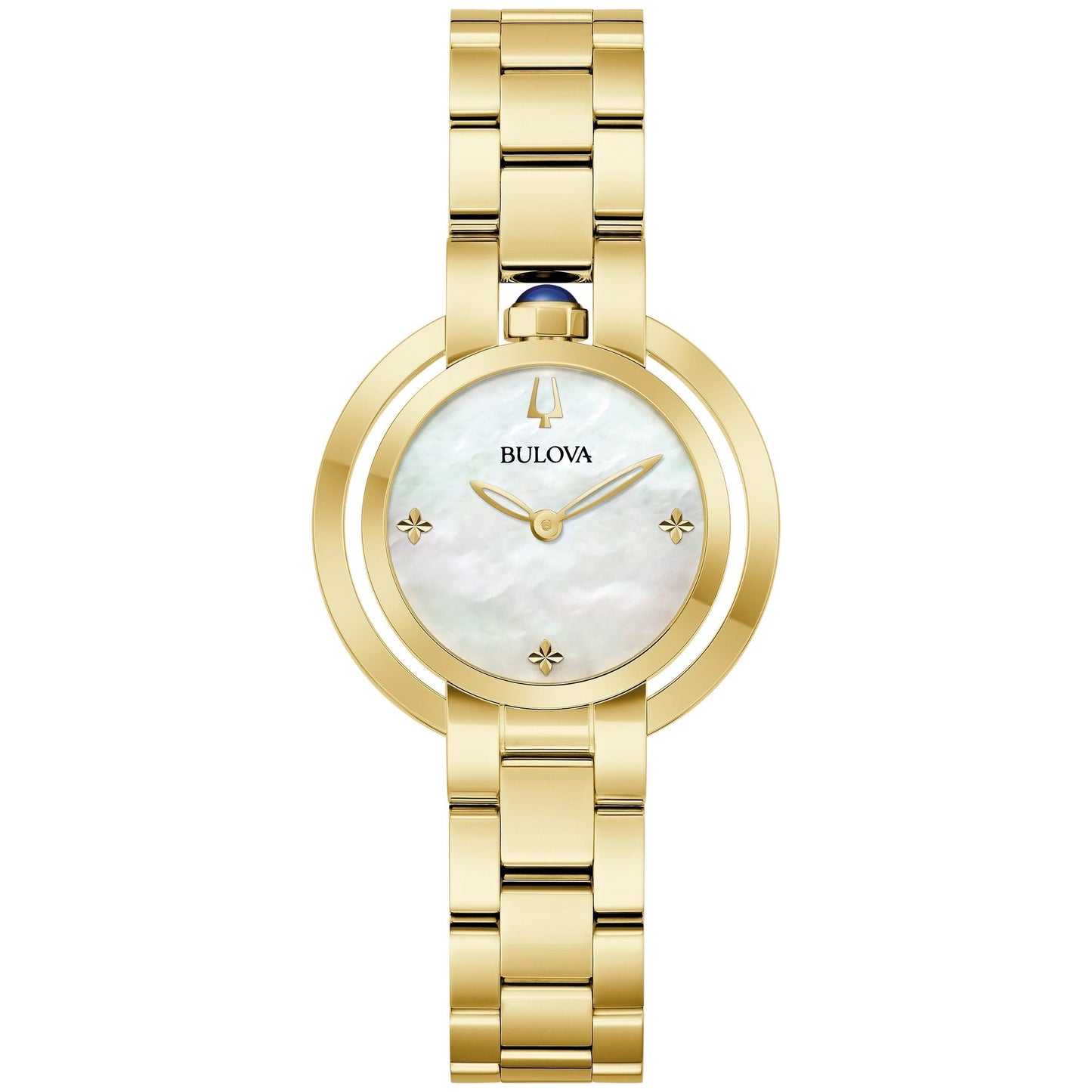 Bulova Rubaiyat de mujer correa de metal – 97L181