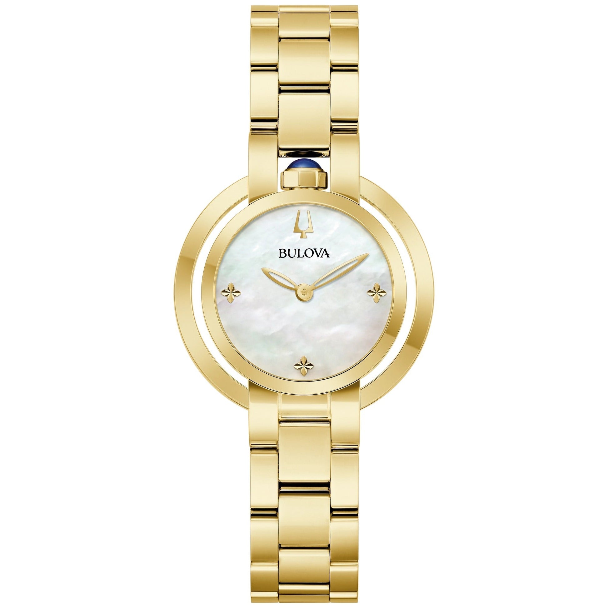 Bulova Rubaiyat de mujer correa de metal – 97L181