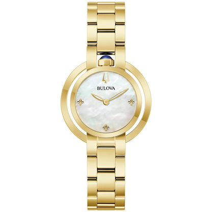 Bulova Rubaiyat de mujer correa de metal – 97L181