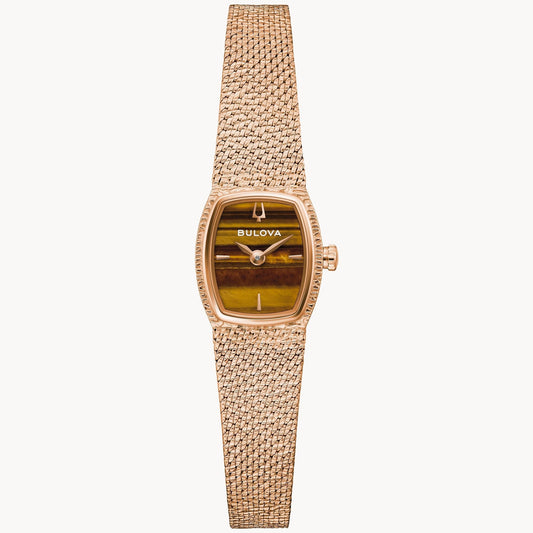 Bulova Goddess of Time de dama correa mesh – 97L185