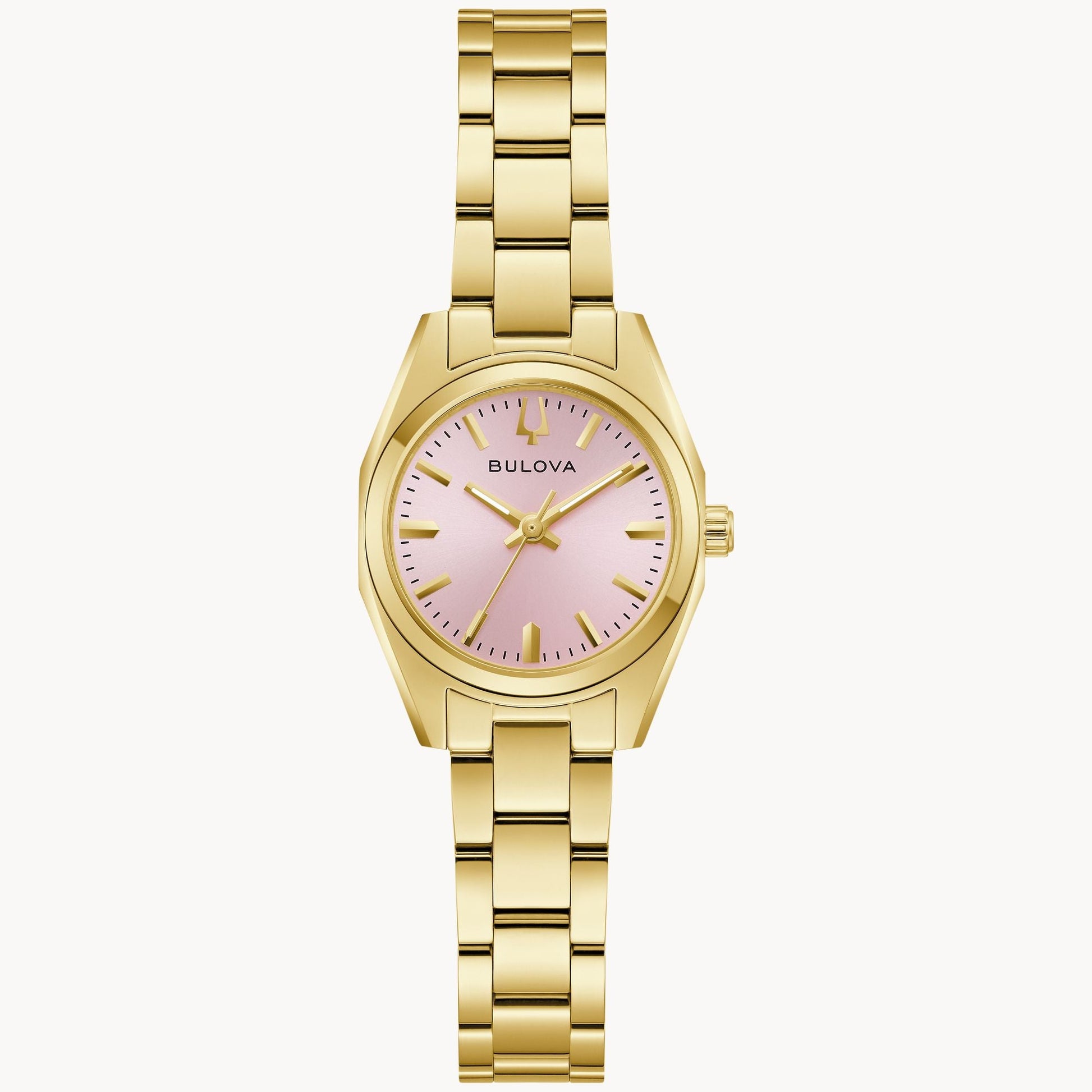 Bulova Surveyor de dama correa de metal – 97L187