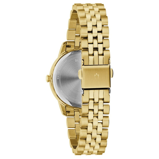 Bulova de dama correa de metal – 97M121