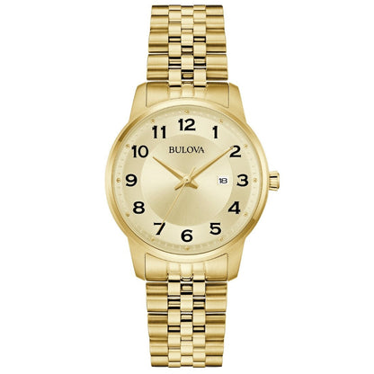 Bulova de dama correa de metal – 97M121