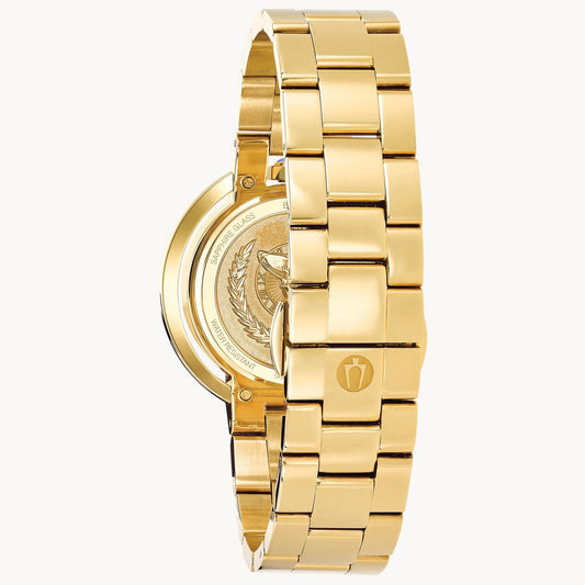 Bulova Rubaiyat de mujer correa de metal – 97P125