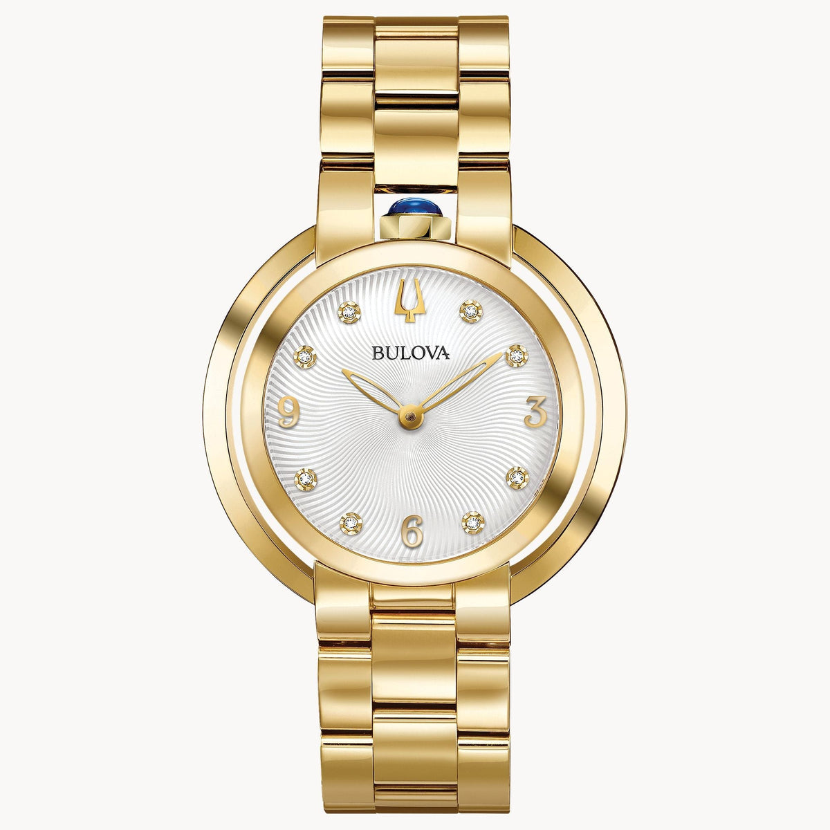Bulova Rubaiyat de mujer correa de metal – 97P125