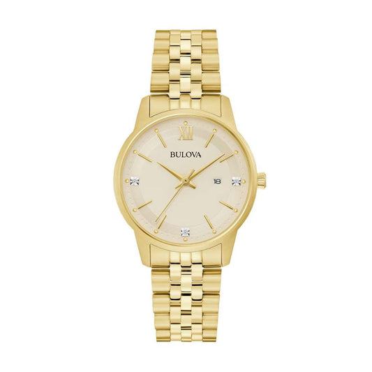 Bulova Sutton Diamond de mujer correa de metal – 97P155