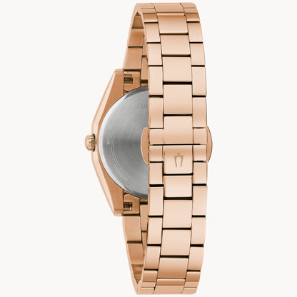 Bulova Surveyor para Dama banda de metal – 97P156