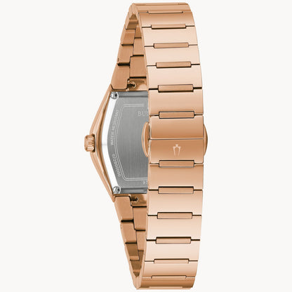 Bulova Gemini de señorita pulsera de metal 30 mm – 97P158