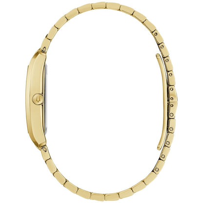 97P160 Reloj Bulova Crystal de mujer correa de metal 35 mm