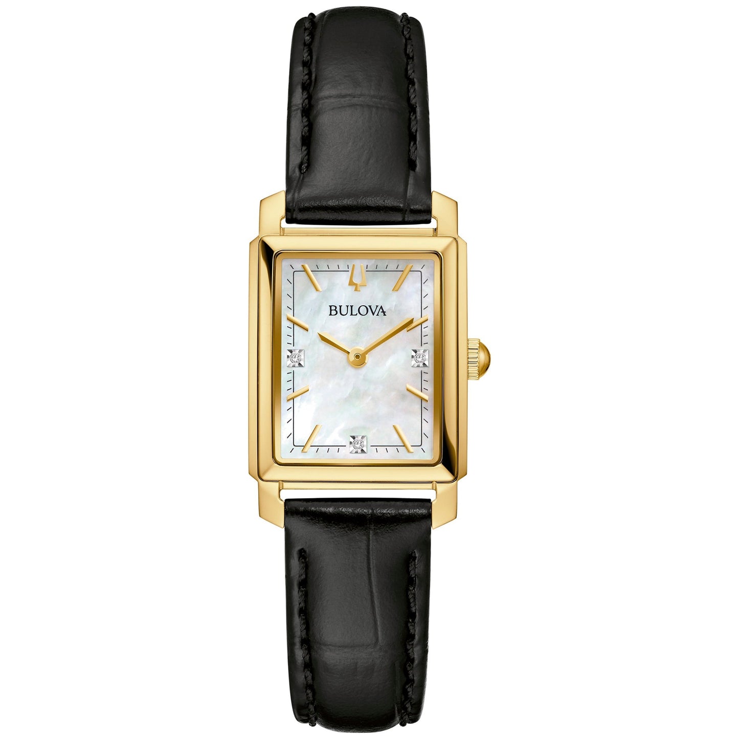 Bulova Sutton de mujer correa de piel 21 mm – 97P166