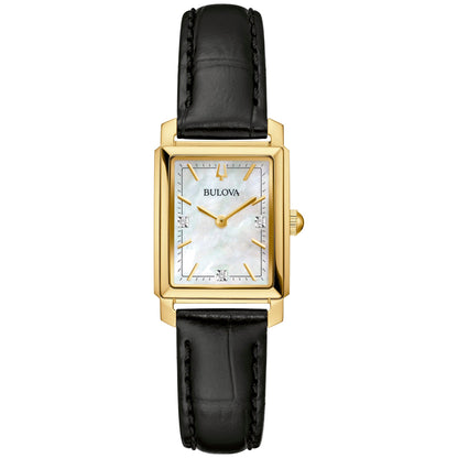 Bulova Sutton de mujer correa de piel 21 mm – 97P166