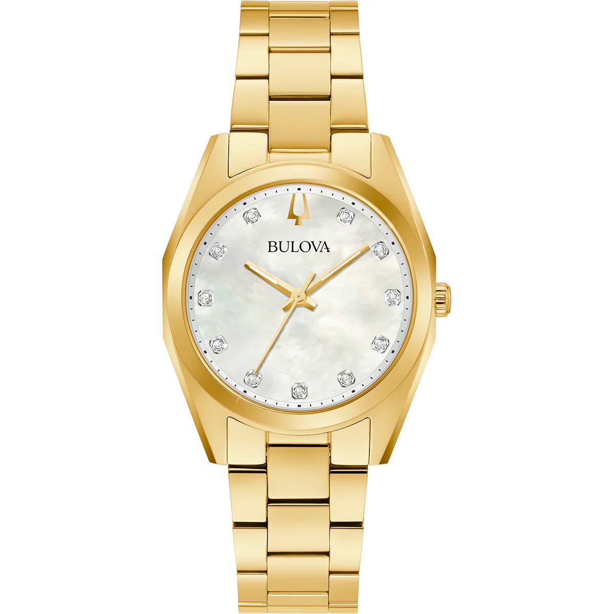 97P172 Reloj Bulova Surveyor de mujer banda de metal 31 mm