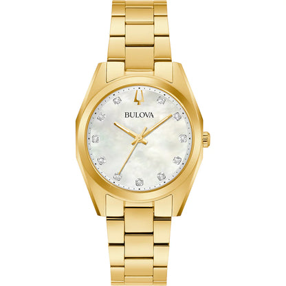 97P172 Reloj Bulova Surveyor de mujer banda de metal 31 mm