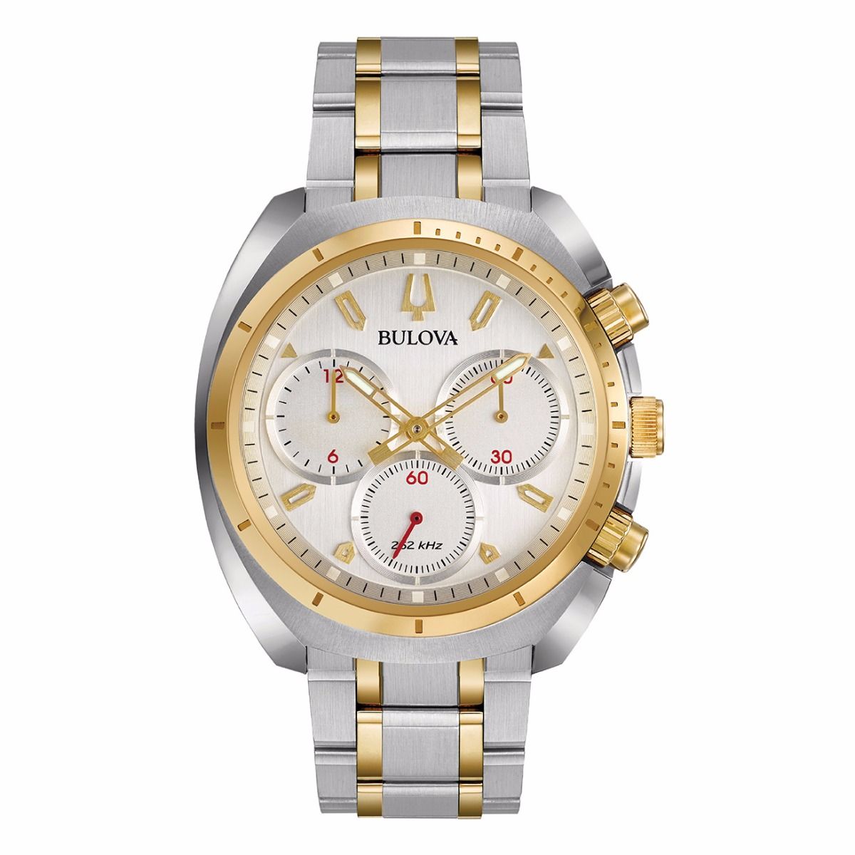 Bulova Curv de hombre correa de metal 43 mm – 98A157