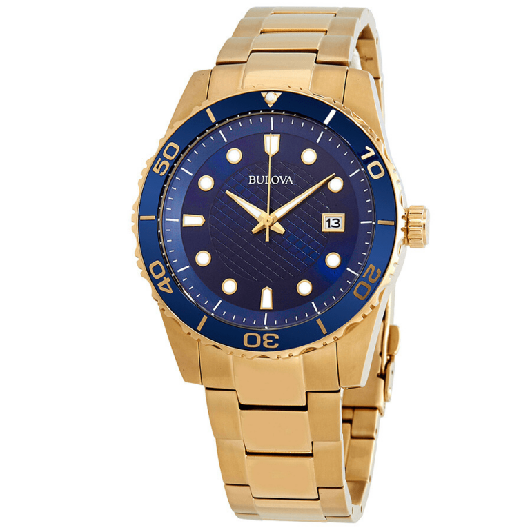 Bulova Sport de hombre correa de acero – 98A197