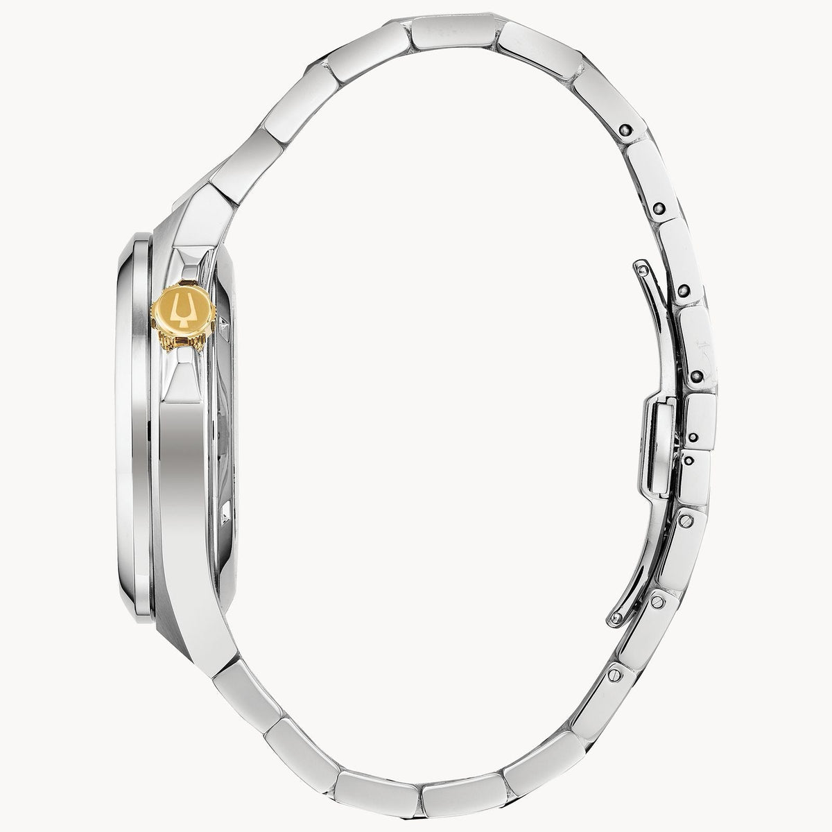 Bulova Machine de hombre pulsera de metal 46 mm – 98A224