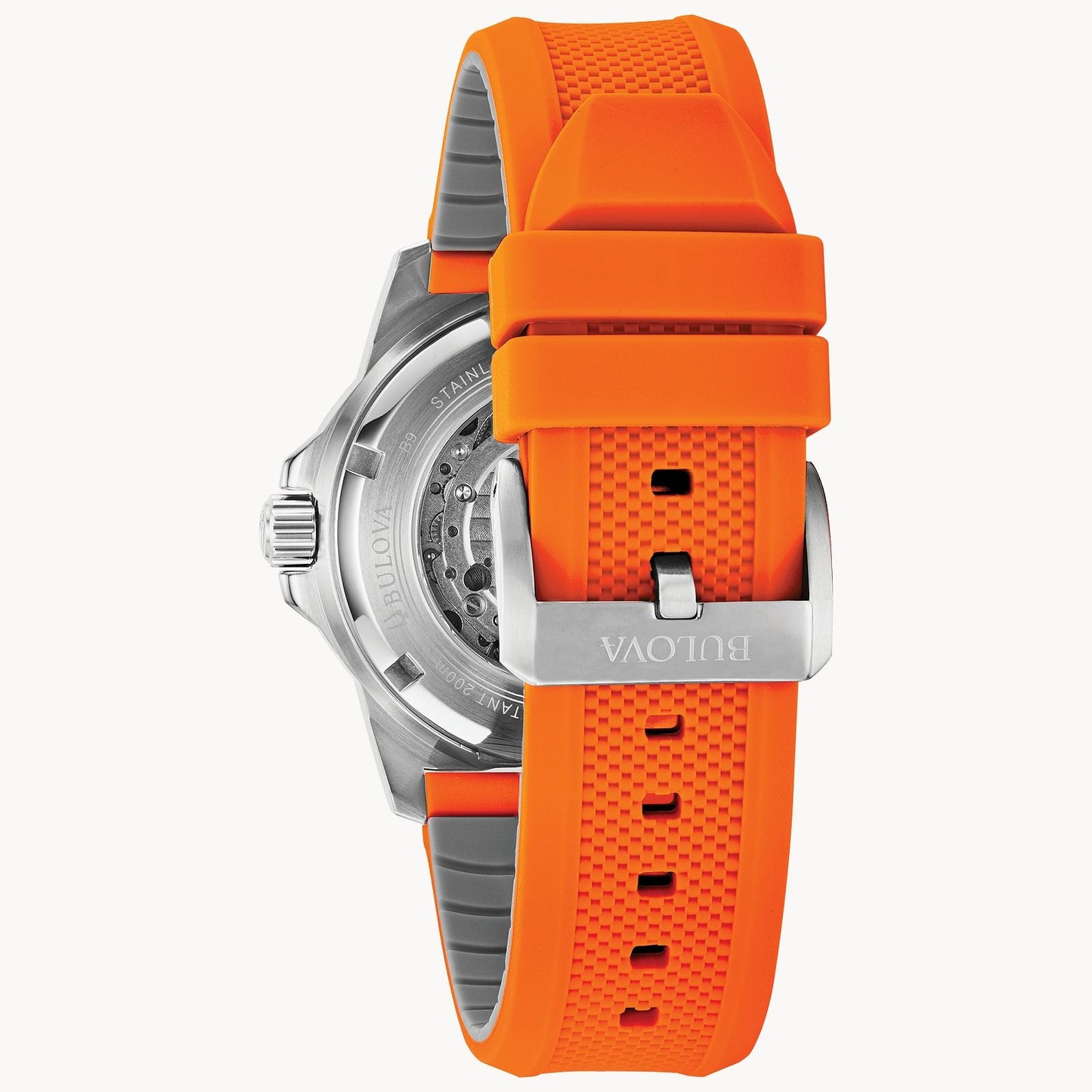 Bulova Marine Star de hombre banda de caucho 44mm – 98A226