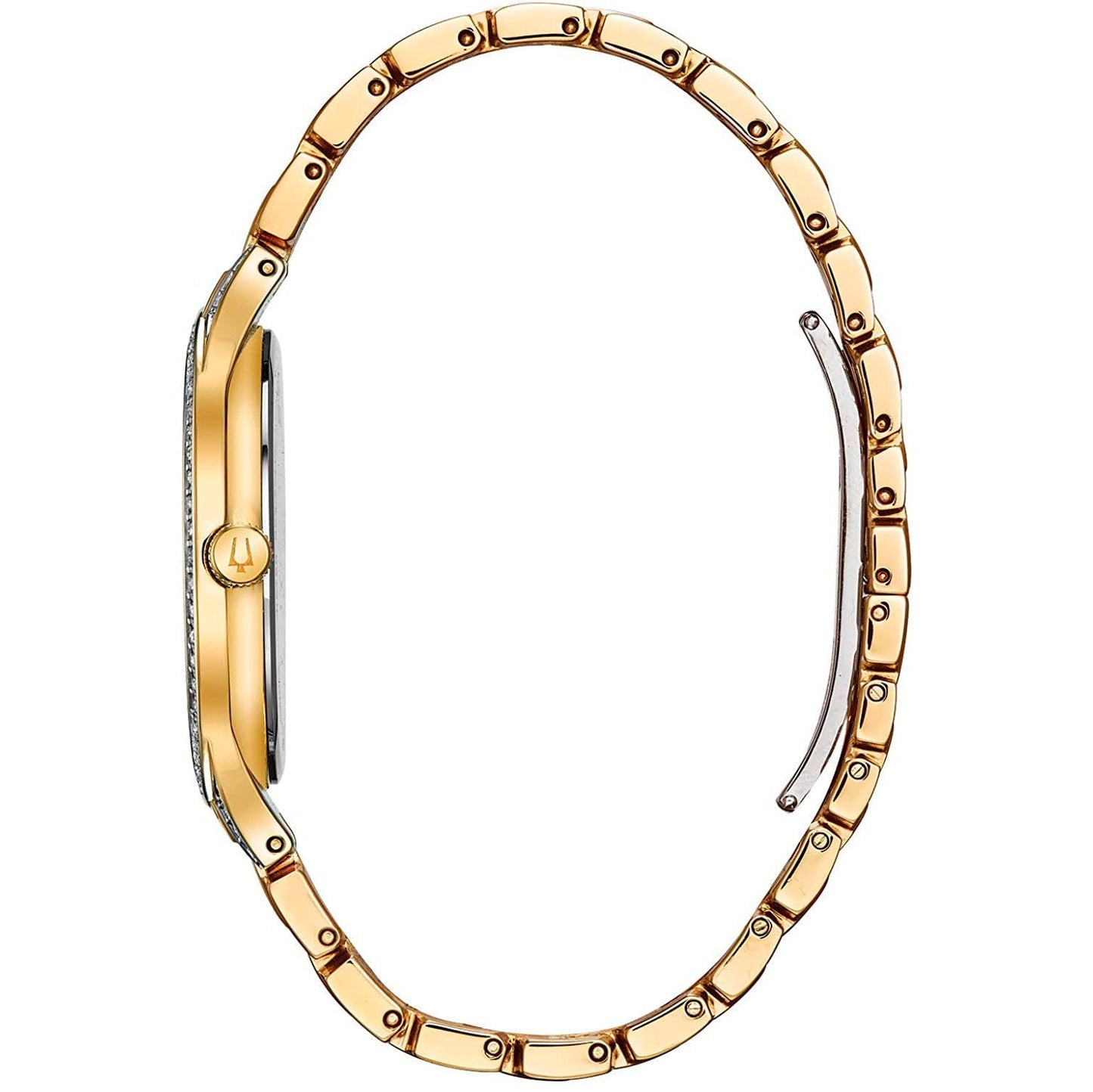 98A229 Reloj Bulova Crystal de mujer correa de metal